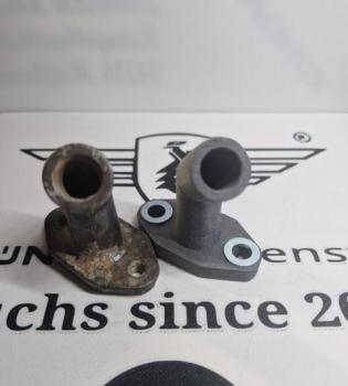 Zündapp Ansaugstutzen für ZR 10 / 20 / ZB 22 ZD 10 Mofa mit 10er Bing Vergaser ET : 250-04.102